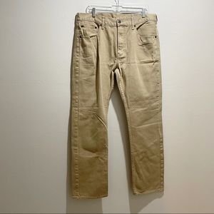 BULLHEAD Men’s Brown RINCON STRAIGHT Leg Jeans Five Pocket Cotton Size 36”X32”